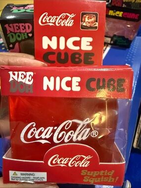 Coca-Cola Red Nice Cube Promotional Squish Toy